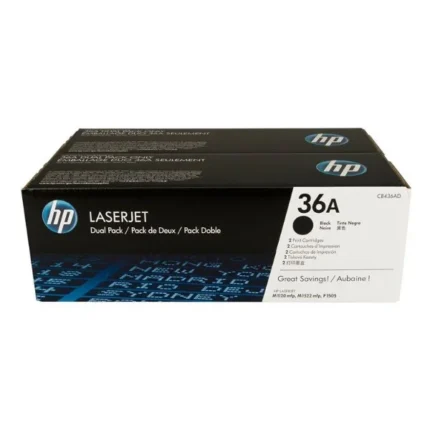 Toner Hp CB436AD (36AD) L.J. P1505 (2 CB436A) ofrecen un seguimiento de tóner confiable a un precio asequible, obtendrá colores vibrantes,