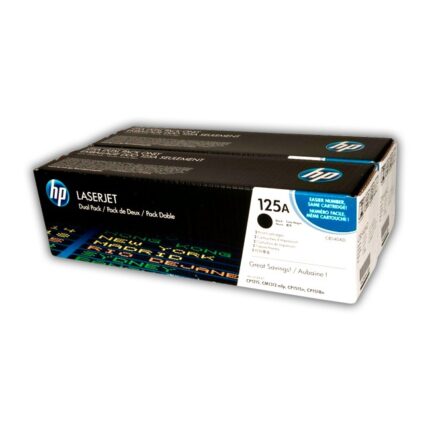 Toner Hp CB540AD (125AD) L.J. 1215/1515 (2 CB540A) obtendrá colores vibrantes, texto nítido, líneas finas y una salida consistente.