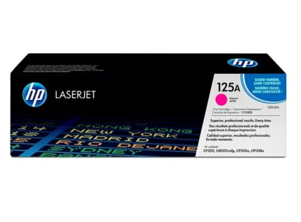 Toner Hp CB543A (125A) L.J.1215/1515 Magenta obtendrá colores vibrantes, texto nítido, líneas finas y una salida consistente, página tras página.