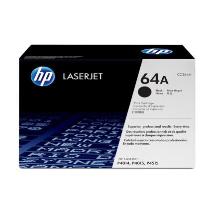 Toner Hp CC364A (64A) L.J. P4014/4015/4515 10K está diseñado para proporcionar impresiones de alta calidad con textos nítidos y gráficos claros