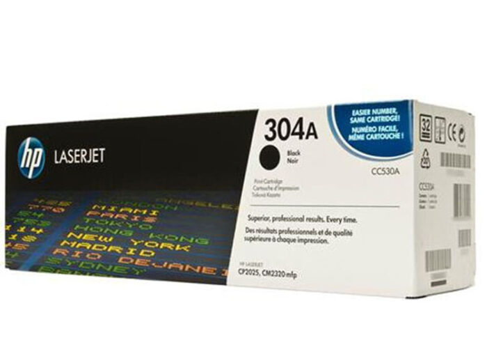 Toner Hp CC530A (304A) L.J. CP2025 Negro es la solución perfecta para obtener impresiones de alta calidad y durabilidad en tus impresoras HP