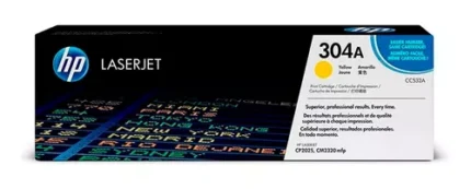 Toner Hp CC532A (304A) L.J. CP2025 Yellow es la solución perfecta para obtener impresiones de alta calidad y durabilidad en tus impresoras HP