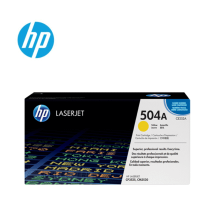 Toner Hp CE252A (504A) L.J. CP3525 Yellow cuentan con altos estándares de calidad de impresión y al mejor precio del mercado,