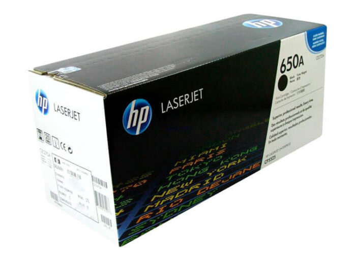 Toner Hp CE270A (650A) L.J. CP5525 Negro obtendrá colores vibrantes, texto nítido, líneas finas y una salida consistente, página tras página.