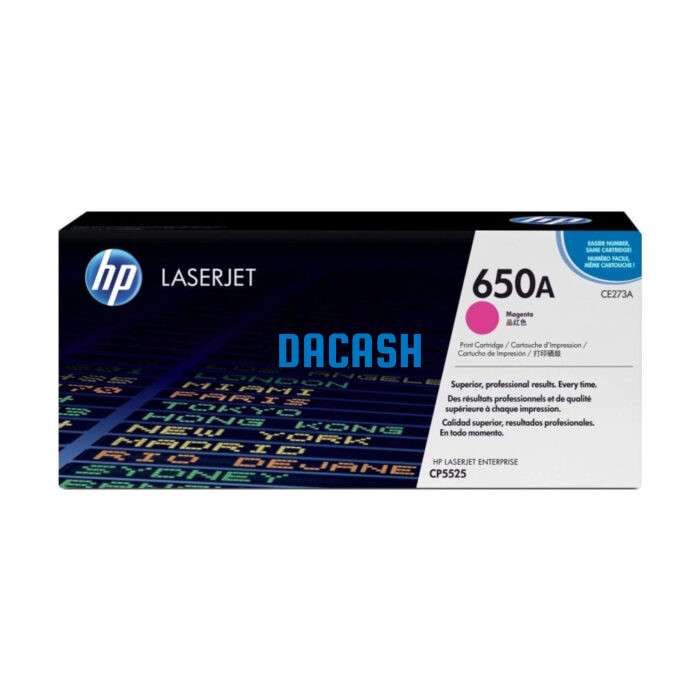Toner Hp CE273A 650A L.J. CP5525 Magenta obtendrá colores vibrantes, texto nítido, líneas finas y una salida consistente, página tras página.