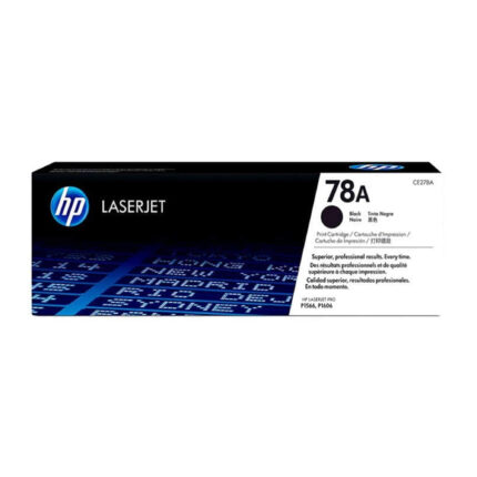 Toner Hp CE278A (78A) L.J. P1606 Negro 2100PG es un cartucho de tóner negro diseñado para impresoras láser HP LaserJet Pro P1606.