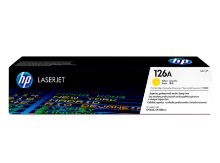 Toner Hp CE312A (126A) L.J. CP1025 Yellow 1000pg es un cartucho de tóner de alta calidad que garantiza impresiones nítidas y profesionales.