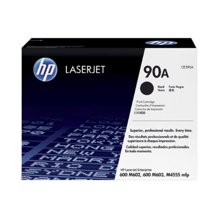 Toner Hp CE390A 90A L.J M601 Negro 10.000 Paginas son diseñados para brindar un rendimiento optimizado con las impresoras HP.