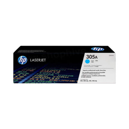 Toner Hp CE411A (305A) L.J. PRO 400 Cyan 2600pg Confíe en el rendimiento uniforme de HP, tanto si imprime en blanco y negro como en color.