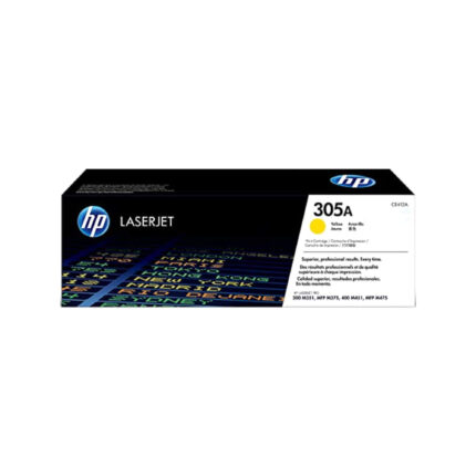 Toner Hp CE412A (305A) L.J. PRO 400 Yellow 2600pg Confíe en el rendimiento uniforme de HP, tanto si imprime en blanco y negro como en color.