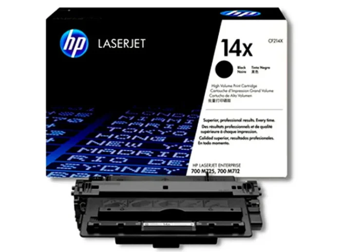 Toner Hp CF214X (14X) L.J. ENT 700 Negro 17.5k Pg cuentan con altos estándares de calidad de impresión y al mejor precio del mercado