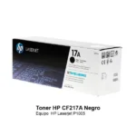 Toner Hp CF217A (17A) L.J. PRO M102 Negro 1.6k Pg cuentan con altos estándares de calidad de impresión y al mejor precio del mercado.