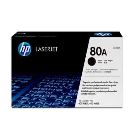 Toner Hp CF280A 80A L.J. M401N Negro tiene un rendimiento excelente si se trata de impresiones de calidad, la cual te rinde para 2.700 páginas
