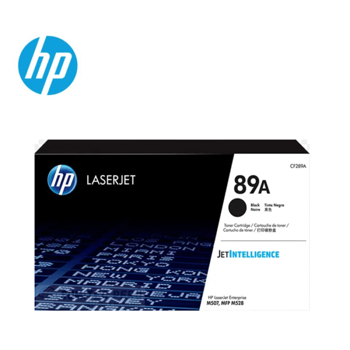 Toner Hp CF289A (89A) L.J.E M507 Negro 5k Pag es un consumible diseñado para impresoras láser de alto rendimiento que ofrece una excelente.