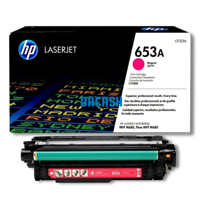 Toner Hp CF323A (653A) ENT M680 Magenta 16.5k Pg tiene un rendimiento excelente si se trata de impresiones de calidad.