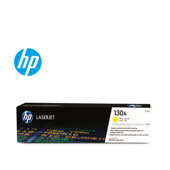 Toner Hp CF352A (130A) L.J. Mfp M177 Yellow cuentan con altos estándares de calidad de impresión y al mejor precio del mercado