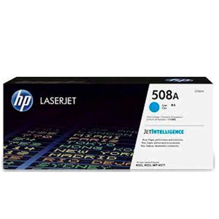 Toner Hp CF361A (508A) Mfp M553 Cyan 5.0kpg.Compatibilidad Con Impresoras HP Color LaserJet Enterprise M552/M553dn/M553dh/M577dn.