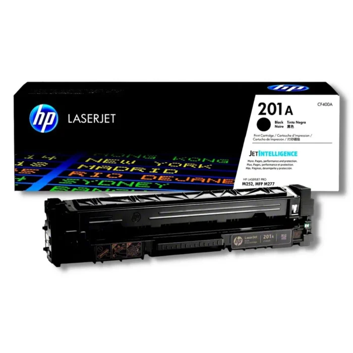Toner Hp CF400A (201A) Negro Para Lj Pro M252 asi mismo obtendrá colores vibrantes, texto nítido, líneas finas y una salida consistente