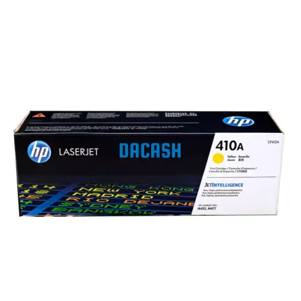 Toner Hp CF412A (410A) Yellow Pro M477 2.3kpg ofrecen un seguimiento de tóner confiable a un precio asequible, lo que aumenta la eficiencia.