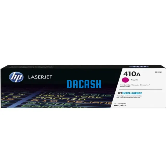 Toner Hp CF413A (410A) Magenta Pro M477 2.3kpg ofrecen un seguimiento de tóner confiable a un precio asequible, lo que aumenta la eficiencia.