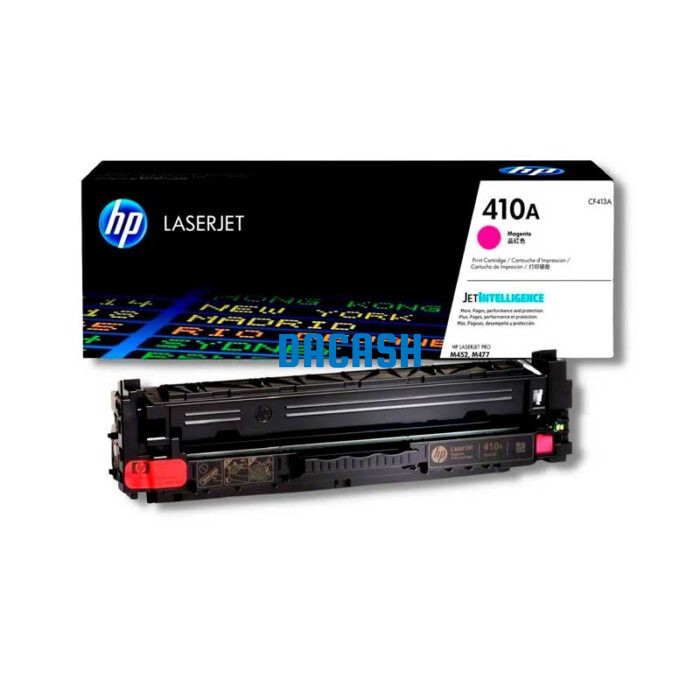 Toner Hp CF413A (410A) Magenta Pro M477 2.3kpg ofrecen un seguimiento de tóner confiable a un precio asequible, lo que aumenta la eficiencia.
