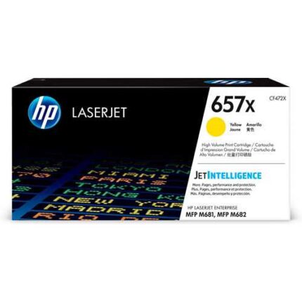Toner Hp CF472X (657X) Yellow Ent M681 23kpg cuentan con altos estándares de calidad de impresión y al mejor precio del mercado