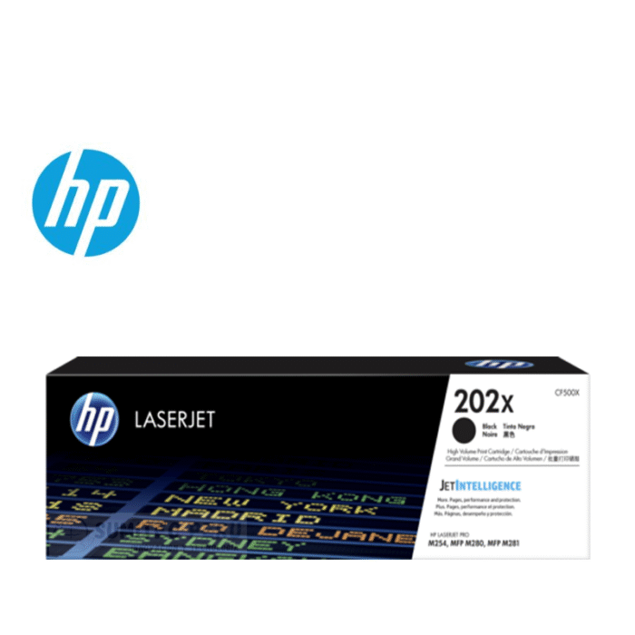 Toner Hp CF500X (202X) Negro Lj Pro M254 3.2 Kpgs cuentan con altos estándares de calidad de impresión y al mejor precio del mercado