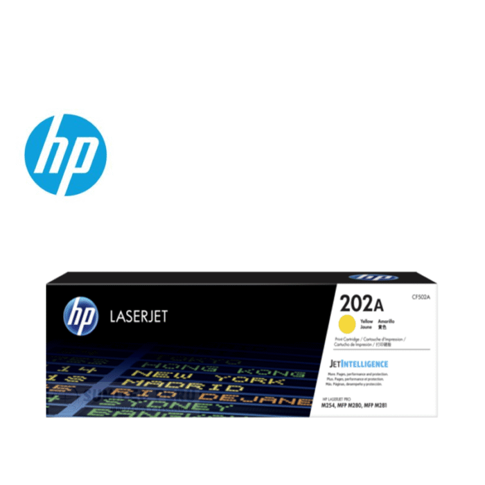 Toner Hp CF502A (202A) Yellow Lj Pro M254 1.3 Kpgs cuentan con altos estándares de calidad de impresión y al mejor precio del mercado