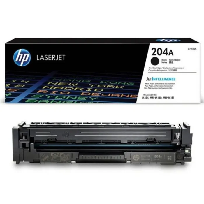 Toner Hp CF510A (204A) Lj Pro M154 Negro 1.1 Kpgs  cuentan con altos estándares de calidad de impresión y al mejor precio del mercado