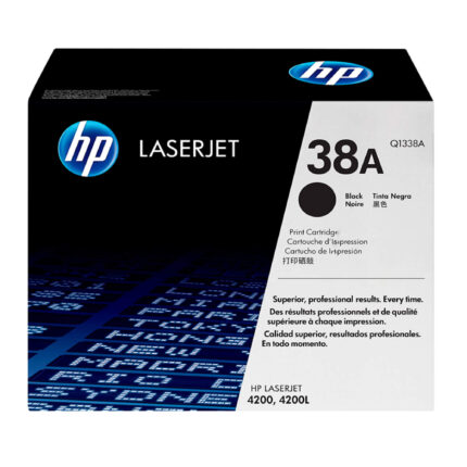 Toner Hp Q1338A (38A) L.J. 4200 imprima hasta el triple de páginas, con los cartuchos de tóner originales HP obtén resultados brillantes.
