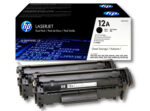 Toner Hp Q2612AD (12AD) (Pack 2 Q2612A), cuentan con altos estándares de calidad de impresión y al mejor precio del mercado