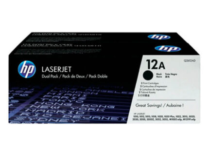 Toner Hp Q2612AD (12AD) (Pack 2 Q2612A), cuentan con altos estándares de calidad de impresión y al mejor precio del mercado