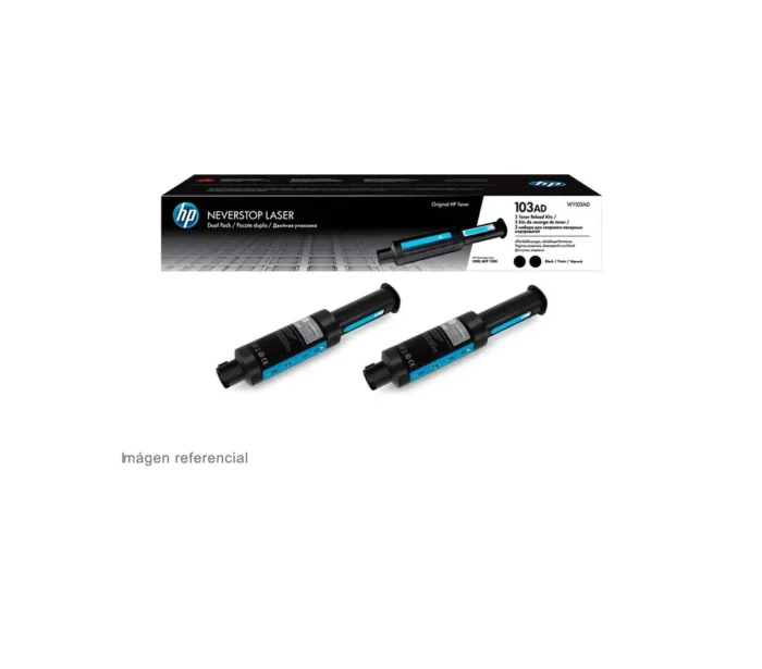 Toner Hp W1103AD (103AD) N.S.L 1000 Black (Pack X 2) tiene un rendimiento excelente si se trata de impresiones de calidad.