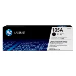 Toner Hp W1105A (105A) L.J. 107a Black 1,000 Pgs viene con un chip inteligente insertado en el cartucho W1105A la cual contabiliza las impresion