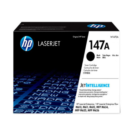 Toner Hp W1470A (147A) L.J. 107a Black 10,500 Pgs asequible para impresoras compactas y rápidas. Los cartuchos de tóner originales