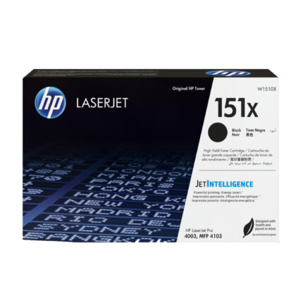 Toner Hp W1510X (151X) L.J. 4003a Black 9,700 Pgs Con los cartuchos de tóner original HP podrá imprimir documentos comerciales de alta calidad.