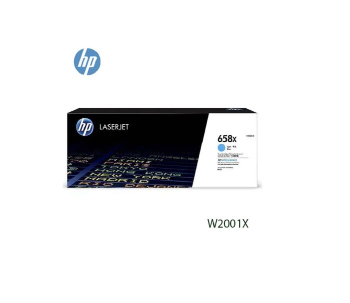 Toner Hp W2001X (658X) L.J. M571 Cyan 28,000 Pgs te ofrece calidad de impresión en color Cyan nítido y radiante, te brinda garantía de fábrica,
