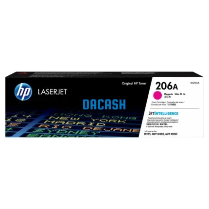 Toner Hp W2113A (206A) L.J. M255 Magenta 1,250 Pgs tiene un rendimiento excelente si se trata de impresiones de calidad