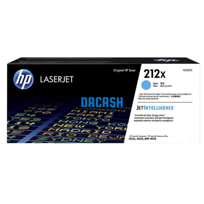 Toner Hp W2121X (212X) L.J. M555 Cyan 10 Kpgs Siga confiando en los resultados de calidad profesional y siempre intensa usando un tóner HP