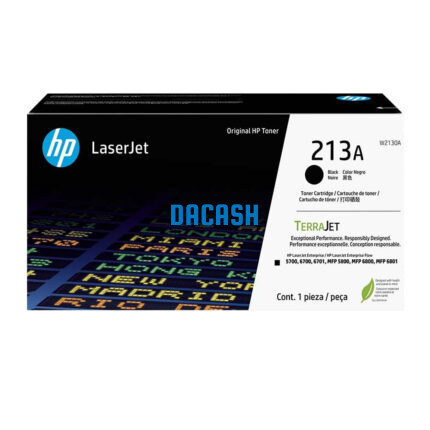 Toner Hp W2130A (213A) Lj 5800 Ent. Black 3,500 Pgs es un cartucho de tóner original diseñado para una amplia gama de impresoras HP