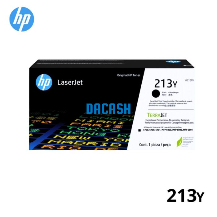 Toner Hp W2130Y (213Y) Lj 5800 Ent. Black 18k Pgs  cuentan con altos estándares de calidad de impresión y al mejor precio del mercado