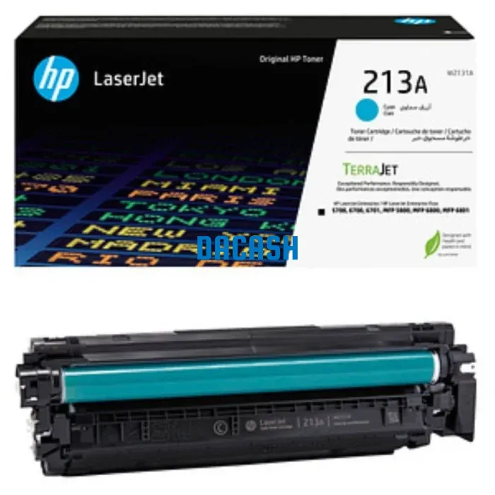 Toner Hp W2131A (213A) Lj 5800 Ent. Cyan 3,000 Pgs es un cartucho de tóner original diseñado para una amplia gama de impresoras HP