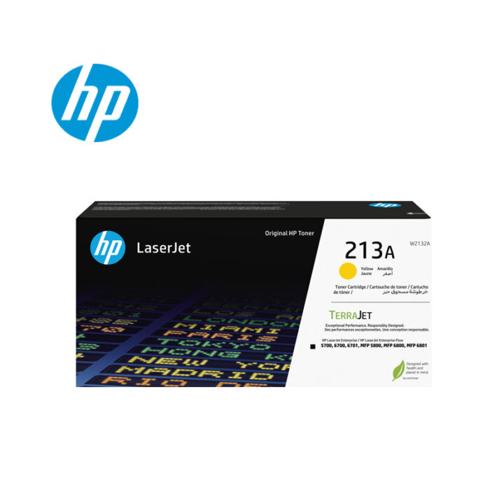 Toner Hp W2132A (213A) Lj 5800 Ent. Yellow 3,000 Pgs es un cartucho de tóner original diseñado para una amplia gama de impresoras HP