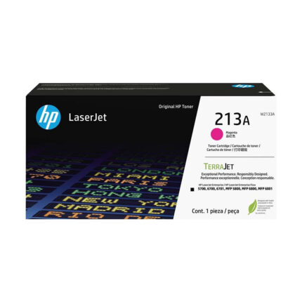 Toner Hp W2133A (213A) Lj 5800 Ent. Magenta 3,000 Pgs es un cartucho de tóner original diseñado para una amplia gama de impresoras HP