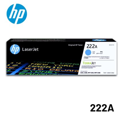 Toner Hp W2221A (222A) Lj M3303 Cyan 1,200 Pgs Es La Solución Perfecta Para Obtener Impresiones De Alta Calidad Y Durabilidad En Tus Impresoras