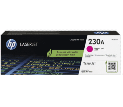 Toner Hp W2303A (230A) L.J. Magenta 1,800 Pags Imprima todos sus documentos empresariales de forma rápida y eficiente, e iguale el rendimiento