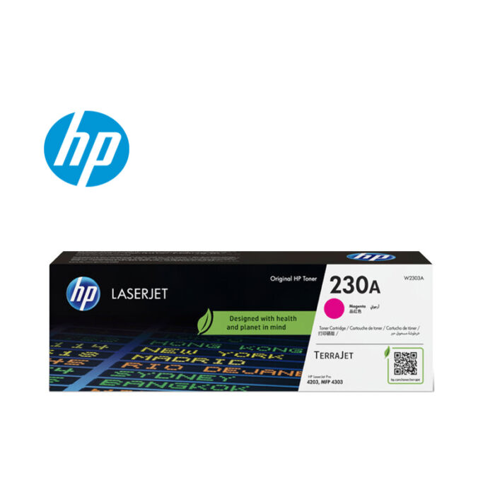Toner Hp W2303A (230A) L.J. Magenta 1,800 Pags Imprima todos sus documentos empresariales de forma rápida y eficiente, e iguale el rendimiento