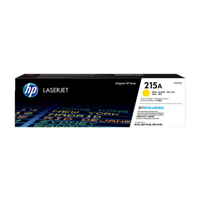 Toner Hp W2312A (215A) L.J. Yellow 850 Pags  Los cartuchos de tóner Laser producen documentos con gráficos y texto negro de alta calidad.