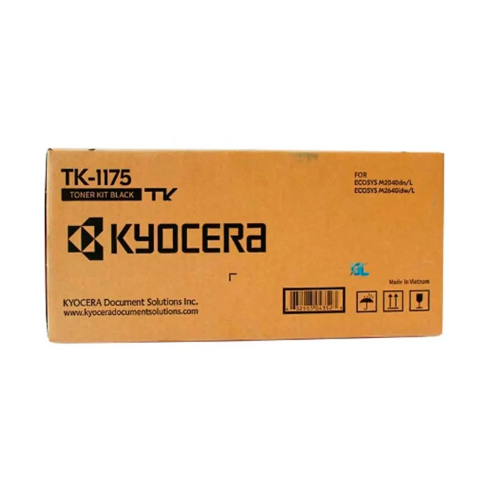 Toner Kyocera TK-1175 Negro M2040DN, M2640IDW Original tiene un rendimiento excelente si se trata de impresiones de calidad