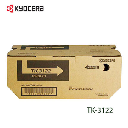 Toner Kyocera TK-3122 Fs-4200Dn, M3550Idn Original tiene un rendimiento excelente si se trata de impresiones de calidad, te rinde 21,000 págs